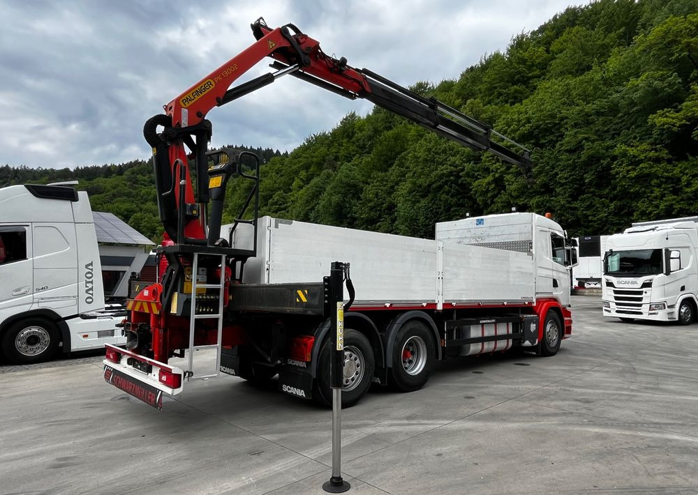 Scania G450 // 6x2// Skrzynia 6.40x2.49 // HDS Palfinger // Oś skrętna podnoszona // - Otros: foto 4 Scania G450 // 6x2// Skrzynia 6.40x2.49 // HDS Palfinger // Oś skrętna podnoszona // - Otros: foto 4