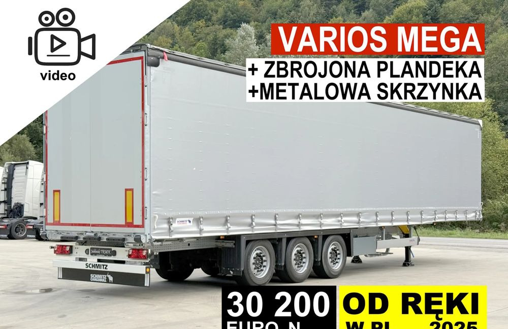 Schmitz Cargobull MEGA VARIOS - Semirremolque lona: foto 1 Schmitz Cargobull MEGA VARIOS - Semirremolque lona: foto 1