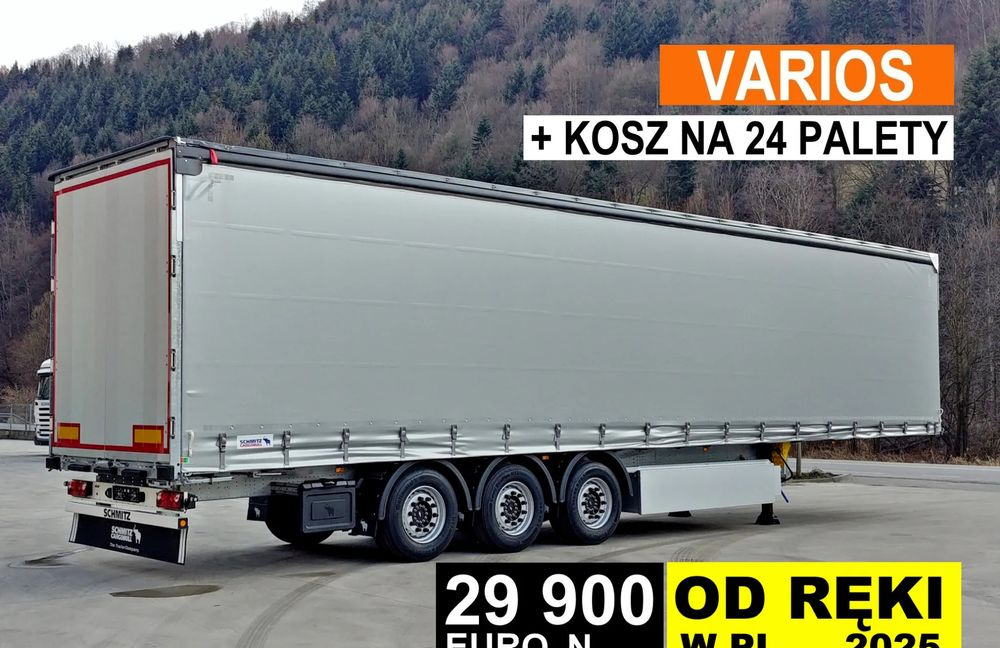 Schmitz Cargobull VARIOS + 24 PAL KOSZ - Semirremolque lona: foto 1 Schmitz Cargobull VARIOS + 24 PAL KOSZ - Semirremolque lona: foto 1