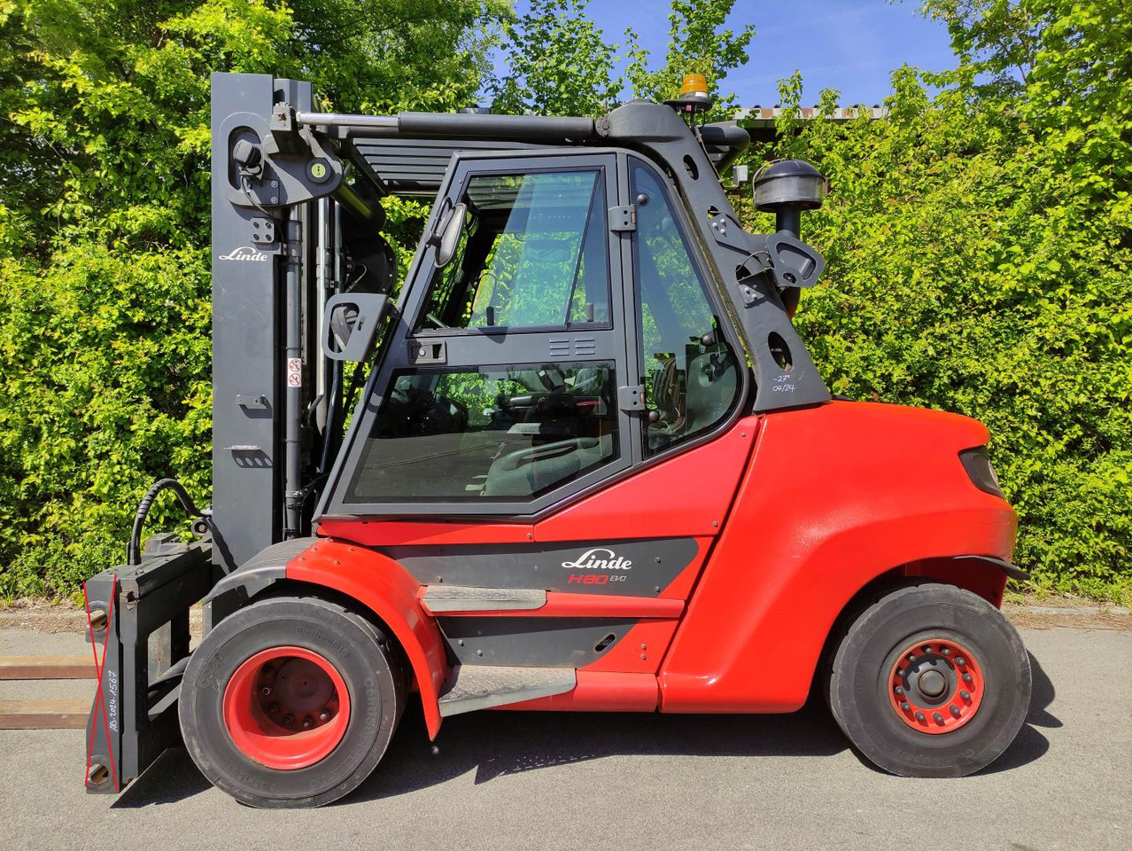 Linde H80D-03/900-EVO (M) - Carretilla elevadora diésel: foto 1 Linde H80D-03/900-EVO (M) - Carretilla elevadora diésel: foto 1