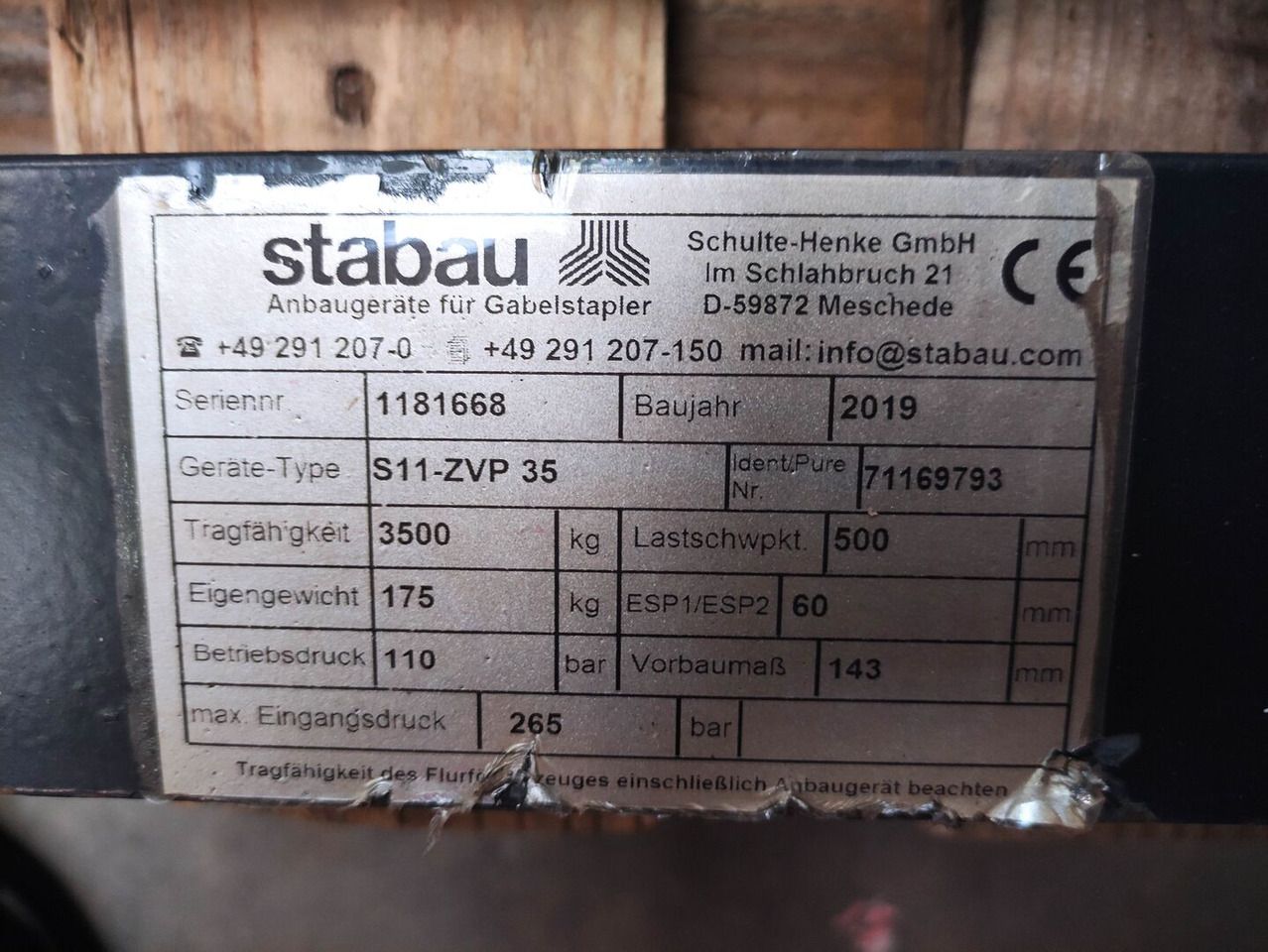 Stabau S11-ZVP35 - Otros: foto 5 Stabau S11-ZVP35 - Otros: foto 5