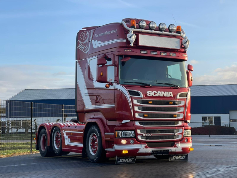 Scania R520 6X2/4, VOLLUCHT, SHOWTRUCK, LEER, RETARDER. - Cabeza tractora: foto 1 Scania R520 6X2/4, VOLLUCHT, SHOWTRUCK, LEER, RETARDER. - Cabeza tractora: foto 1