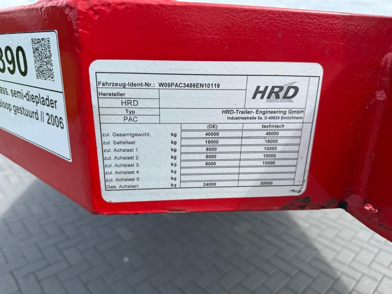 HRD UOPLYST DIEPLADER, 3 ASSEN, GOEDE STAAT, GOEDE BANDEN. - Góndola rebajadas semirremolque: foto 5 HRD UOPLYST DIEPLADER, 3 ASSEN, GOEDE STAAT, GOEDE BANDEN. - Góndola rebajadas semirremolque: foto 5