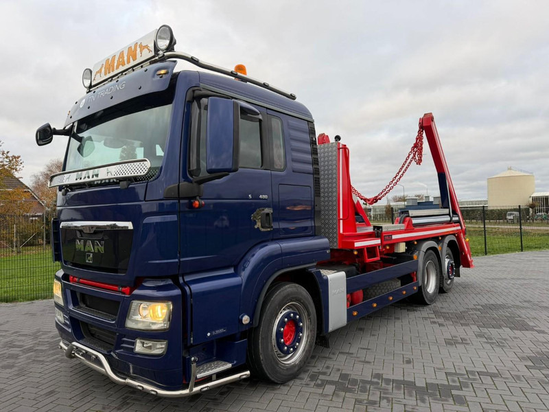 MAN 28.480 PORTAAL ARM, BLAD LUCHT, RETARDER, 6X2. - Portacontenedor de cadenas camión: foto 4 MAN 28.480 PORTAAL ARM, BLAD LUCHT, RETARDER, 6X2. - Portacontenedor de cadenas camión: foto 4