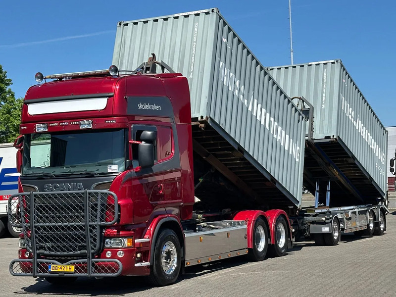 Scania R620-V8 6x4 Joab 20T Haakarm+Nor Slep Kipper / 298Tkm! Ex *Driving School* / Retarder - Multibasculante camión: foto 1 Scania R620-V8 6x4 Joab 20T Haakarm+Nor Slep Kipper / 298Tkm! Ex *Driving School* / Retarder - Multibasculante camión: foto 1