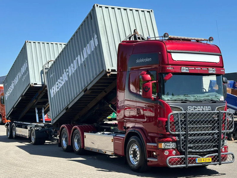Scania R620-V8 6x4 Joab 20T Haakarm+Nor Slep Kipper / 298Tkm! Ex *Driving School* / Retarder - Multibasculante camión: foto 2 Scania R620-V8 6x4 Joab 20T Haakarm+Nor Slep Kipper / 298Tkm! Ex *Driving School* / Retarder - Multibasculante camión: foto 2