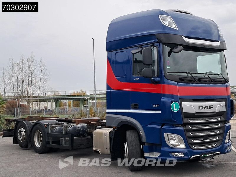 DAF XF 480 6X2 BDF Retarder SSC Lift+Steering Axle Automatic BTS-DAF Dealer Leasing EU - Portacontenedore/ Intercambiable camión: foto 3 DAF XF 480 6X2 BDF Retarder SSC Lift+Steering Axle Automatic BTS-DAF Dealer Leasing EU - Portacontenedore/ Intercambiable camión: foto 3