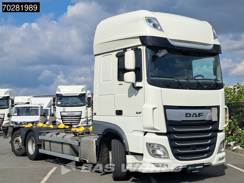DAF XF 480 6X2 SSC BDF Retarder 2xTanks Lift+Lenkachse ACC Euro 6 - Portacontenedore/ Intercambiable camión: foto 3 DAF XF 480 6X2 SSC BDF Retarder 2xTanks Lift+Lenkachse ACC Euro 6 - Portacontenedore/ Intercambiable camión: foto 3