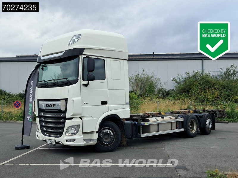 DAF XF 480 6X2 SSC FAN Retarder ACC Lift-Lenkachse LED Euro 6 - Portacontenedore/ Intercambiable camión: foto 1 DAF XF 480 6X2 SSC FAN Retarder ACC Lift-Lenkachse LED Euro 6 - Portacontenedore/ Intercambiable camión: foto 1