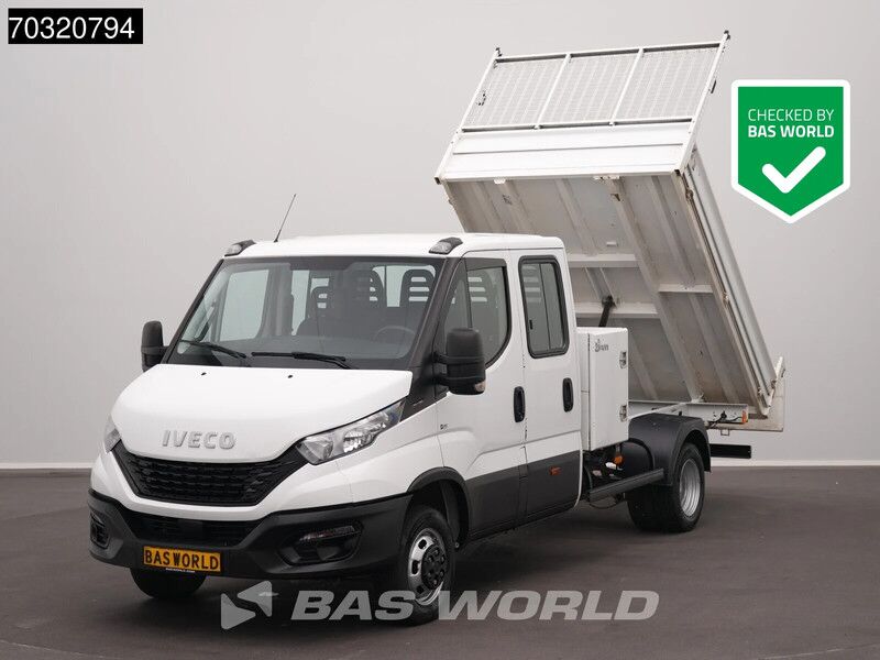 Iveco Daily 35C16 3.0L Doppel Kabine Kipper 3,5t AHK Doppelbereifung 160PS Navi Klima Tempomat Kamera Euro6 Kieper A/C Towbar Cruise control - Volquete furgoneta: foto 1 Iveco Daily 35C16 3.0L Doppel Kabine Kipper 3,5t AHK Doppelbereifung 160PS Navi Klima Tempomat Kamera Euro6 Kieper A/C Towbar Cruise control - Volquete furgoneta: foto 1