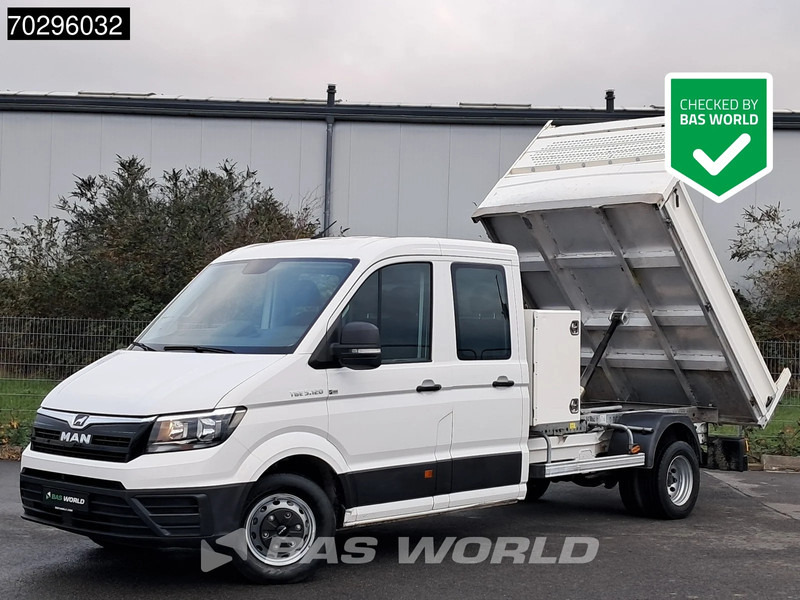 MAN TGE 5.120 Doppel Kabine Kipper Doppelbereifung 3,5t AHK Klima Tempomat Kamera Euro6 A/C Towbar Cruise control - Volquete furgoneta: foto 1 MAN TGE 5.120 Doppel Kabine Kipper Doppelbereifung 3,5t AHK Klima Tempomat Kamera Euro6 A/C Towbar Cruise control - Volquete furgoneta: foto 1