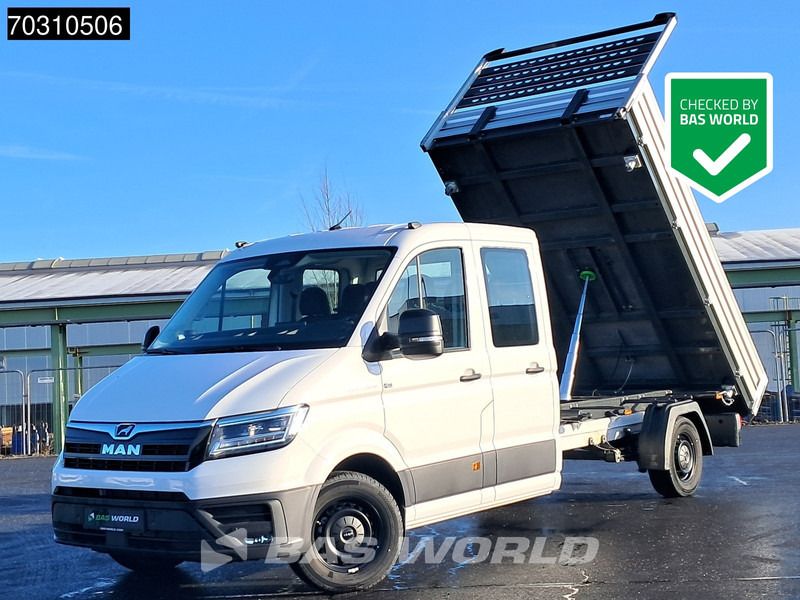 Volkswagen Crafter 177pk NEU! Dreiseitenkipper Automatik 2025 Facelift 180PS AHK LED Klima Tempomat Navi ACC Euro6 Kieper 3m3 A/C Towbar Cruise con - Volquete furgoneta: foto 1 Volkswagen Crafter 177pk NEU! Dreiseitenkipper Automatik 2025 Facelift 180PS AHK LED Klima Tempomat Navi ACC Euro6 Kieper 3m3 A/C Towbar Cruise con - Volquete furgoneta: foto 1