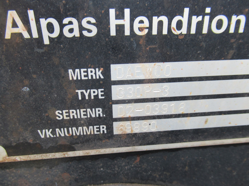 Carretilla elevadora de gas Daewoo G30P-3 Heftruck LPG: foto 15