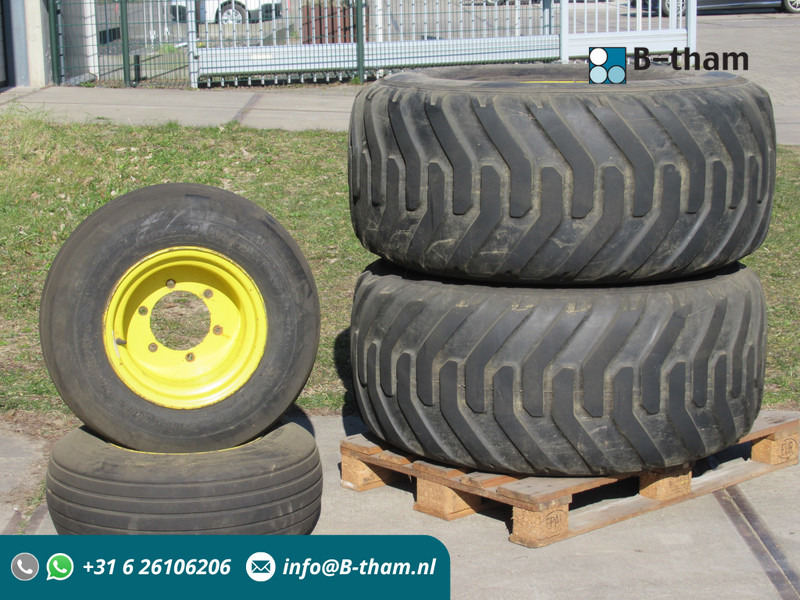John Deere 5515V NOKIAN 550/60R22.5 + Voor Banden + Velg - Rueda completa para Tractor viñedo/ Frutero: foto 1 John Deere 5515V NOKIAN 550/60R22.5 + Voor Banden + Velg - Rueda completa para Tractor viñedo/ Frutero: foto 1