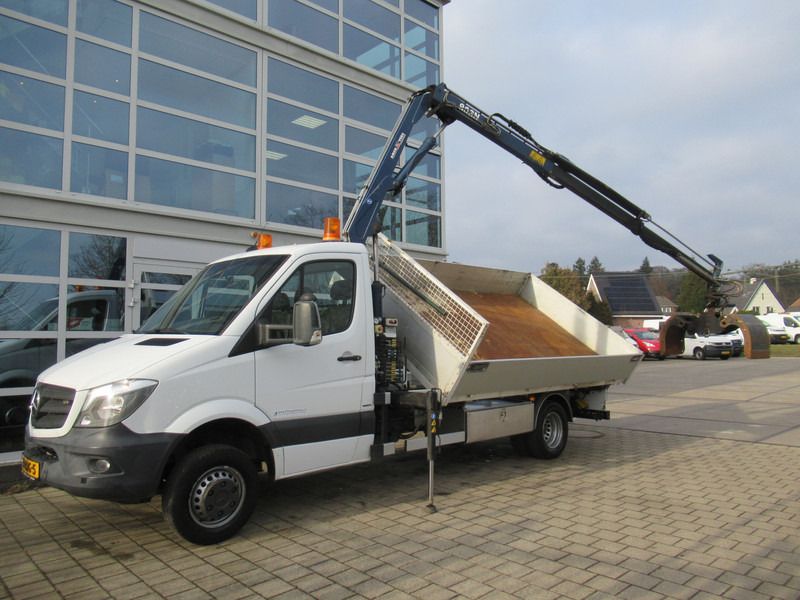 Mercedes-Benz Sprinter 519 CDI 3.0 6-Cil. 140KW Kipper + Kraan Amco-Veba + RF - Volquete camión, Camión grúa: foto 3 Mercedes-Benz Sprinter 519 CDI 3.0 6-Cil. 140KW Kipper + Kraan Amco-Veba + RF - Volquete camión, Camión grúa: foto 3