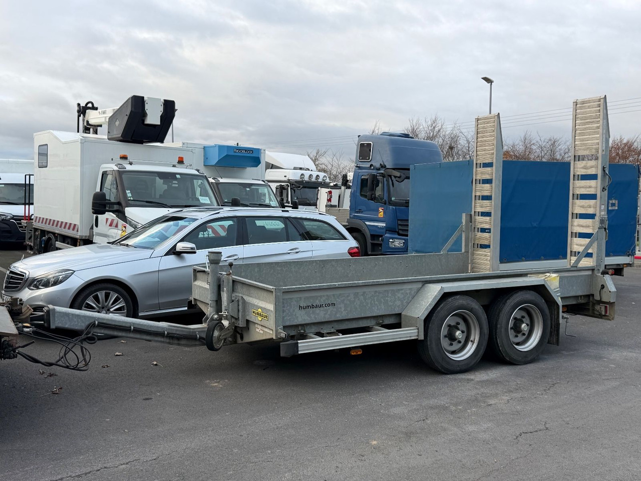Humbaur Tandem-Tieflader HS 654020 TA-BS, Rampen, 4,9NL - Góndola rebajadas remolque: foto 1 Humbaur Tandem-Tieflader HS 654020 TA-BS, Rampen, 4,9NL - Góndola rebajadas remolque: foto 1