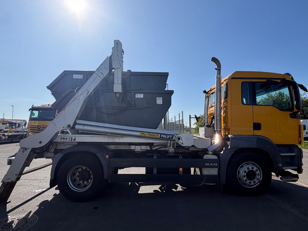 MAN TGS 18.400 4x2 BL + MeierRatio Palift PAK 13h - Portacontenedor de cadenas camión: foto 5 MAN TGS 18.400 4x2 BL + MeierRatio Palift PAK 13h - Portacontenedor de cadenas camión: foto 5