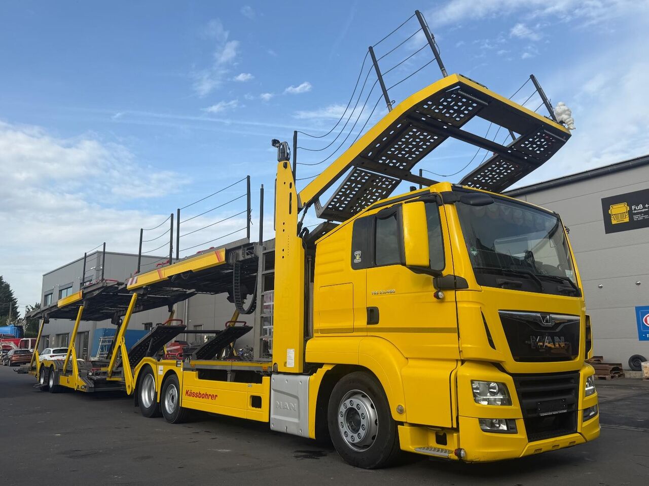 MAN TGS 23.460 + Kässbohrer Supertrans PRO, Winde - Portavehículos camión: foto 1 MAN TGS 23.460 + Kässbohrer Supertrans PRO, Winde - Portavehículos camión: foto 1