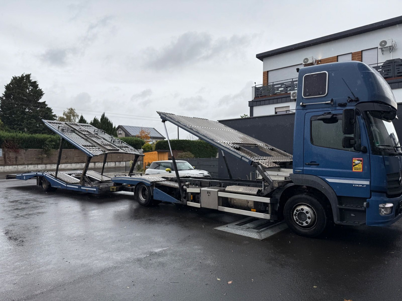 Mercedes-Benz Atego 1324 FVG 2017, VDI 2700, neuer Atm., Top - Portavehículos camión: foto 1 Mercedes-Benz Atego 1324 FVG 2017, VDI 2700, neuer Atm., Top - Portavehículos camión: foto 1