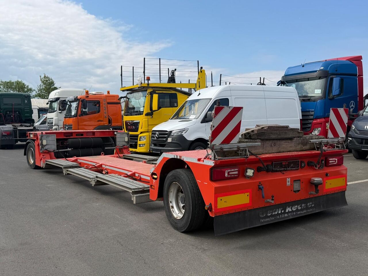 Recker JTA 20 Tiefbett, Mähdrescher, ausziehbar - Góndola rebajadas remolque: foto 4 Recker JTA 20 Tiefbett, Mähdrescher, ausziehbar - Góndola rebajadas remolque: foto 4