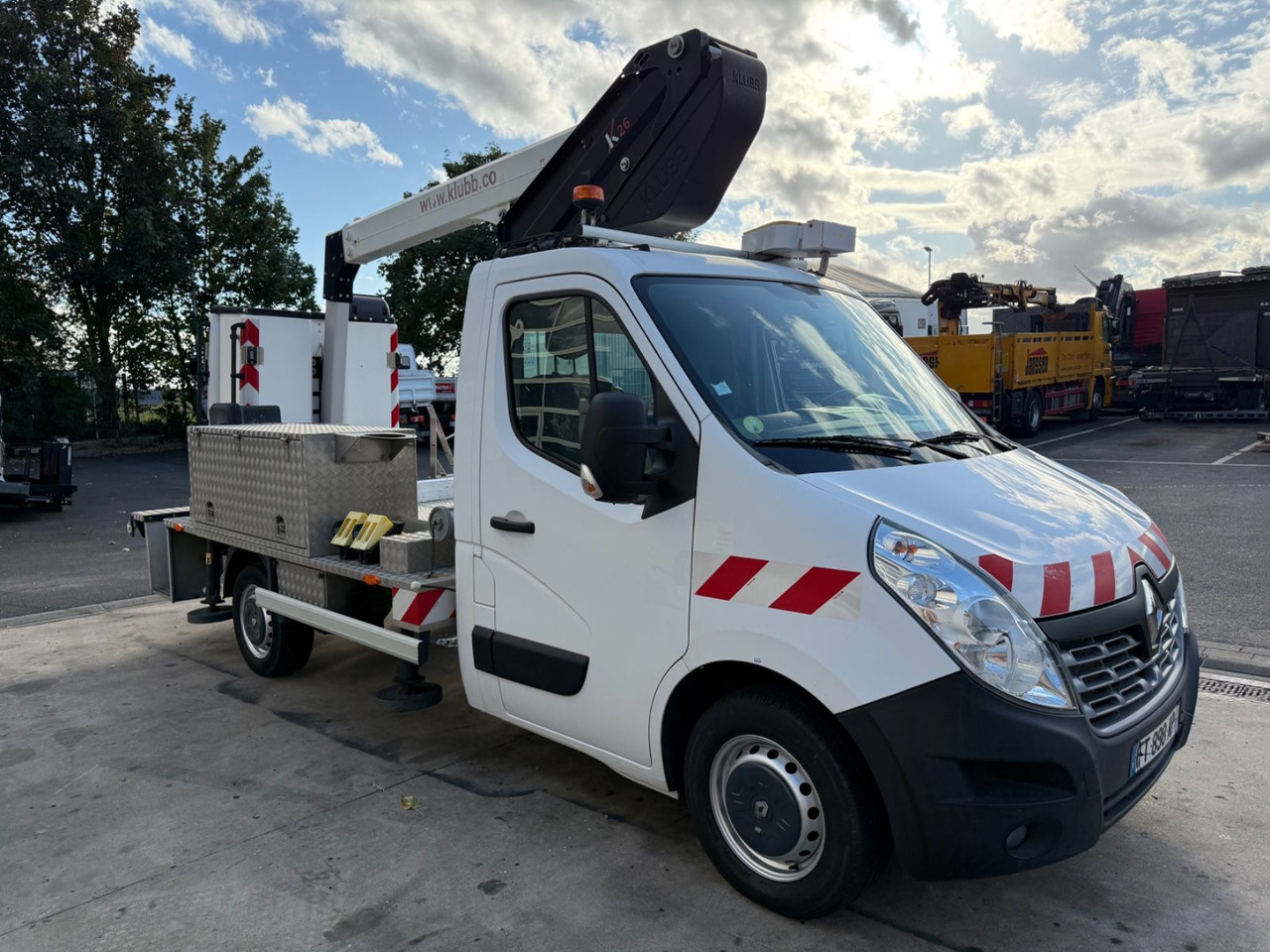 Camión con plataforma elevadora Renault Master III Steiger/11,2m/3,5t/Klubb K26/AHK: foto 7