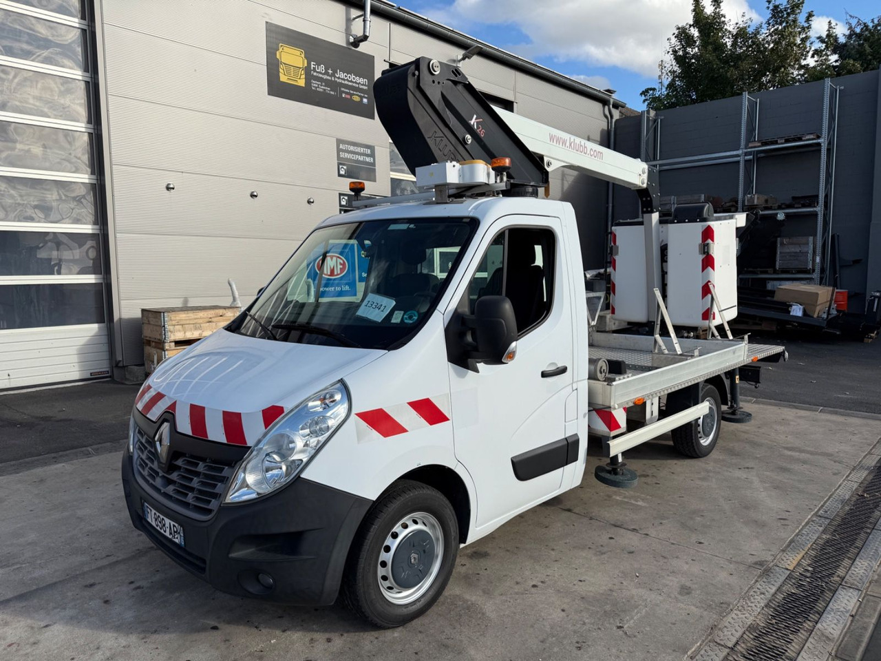 Renault Master III Steiger/11,2m/3,5t/Klubb K26/AHK - Camión con plataforma elevadora: foto 1 Renault Master III Steiger/11,2m/3,5t/Klubb K26/AHK - Camión con plataforma elevadora: foto 1