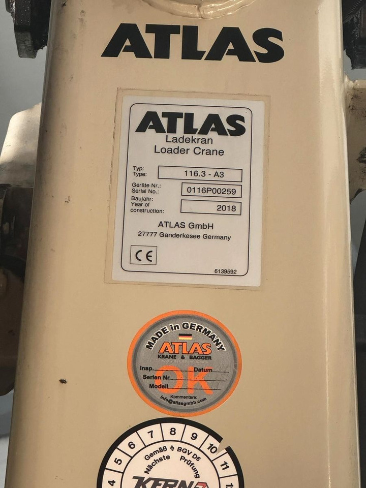 Mercedes-Benz Atego / 1324 MEILLER 4X4 KRAN ATLAS 116.3 Kipper - Volquete camión, Camión grúa: foto 3 Mercedes-Benz Atego / 1324 MEILLER 4X4 KRAN ATLAS 116.3 Kipper - Volquete camión, Camión grúa: foto 3