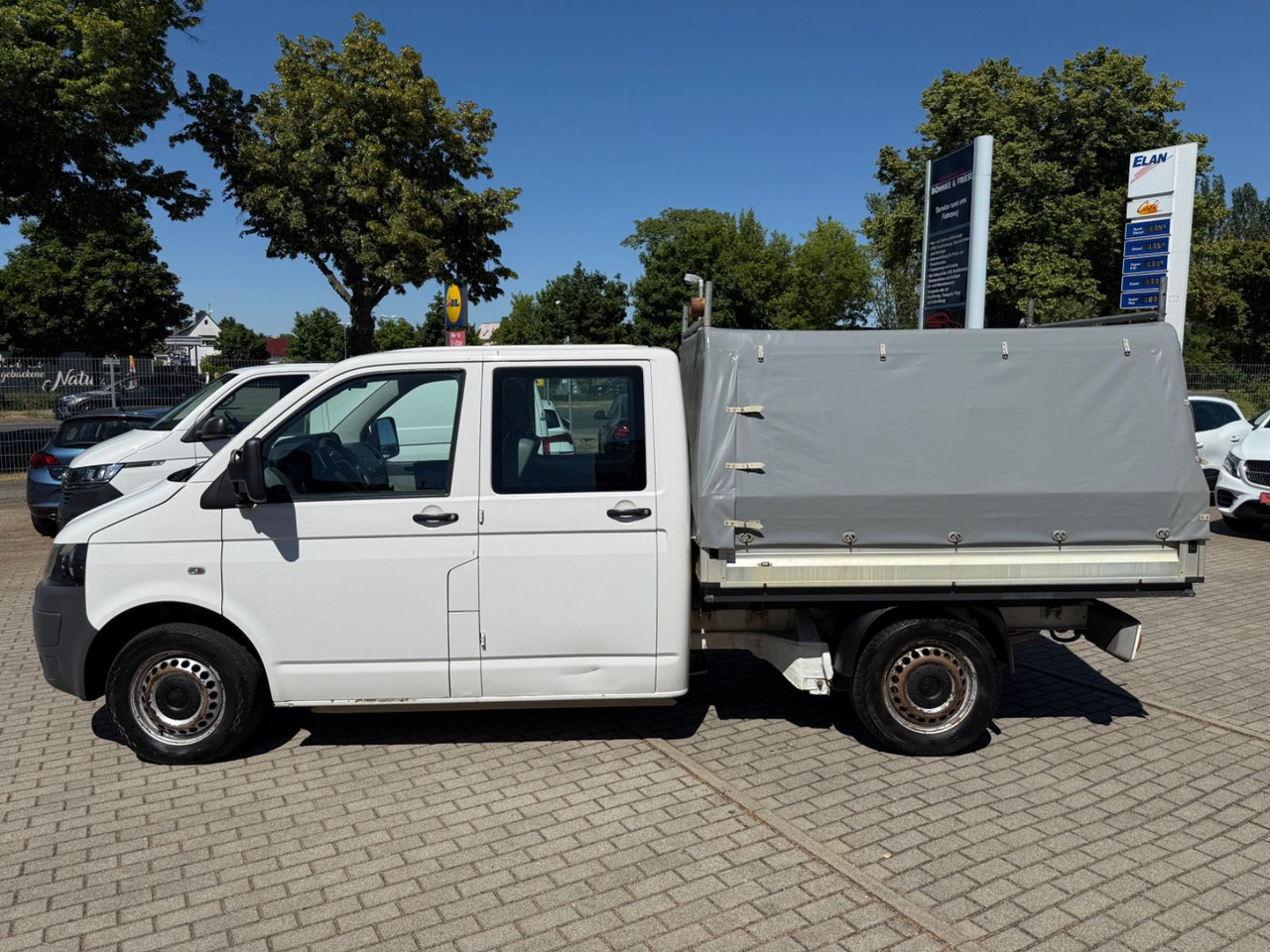 Volkswagen T5 Transporter Pritsche DoKA 4Motion 4x4 Klima - Furgoneta con caja de lona, Furgoneta combi: foto 5 Volkswagen T5 Transporter Pritsche DoKA 4Motion 4x4 Klima - Furgoneta con caja de lona, Furgoneta combi: foto 5