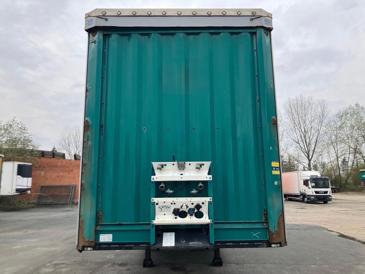 Krone DA06C Pritsche+Plane/MEGA/EDSCHA/13.6m/3Achs/BPW - Semirremolque lona: foto 2 Krone DA06C Pritsche+Plane/MEGA/EDSCHA/13.6m/3Achs/BPW - Semirremolque lona: foto 2