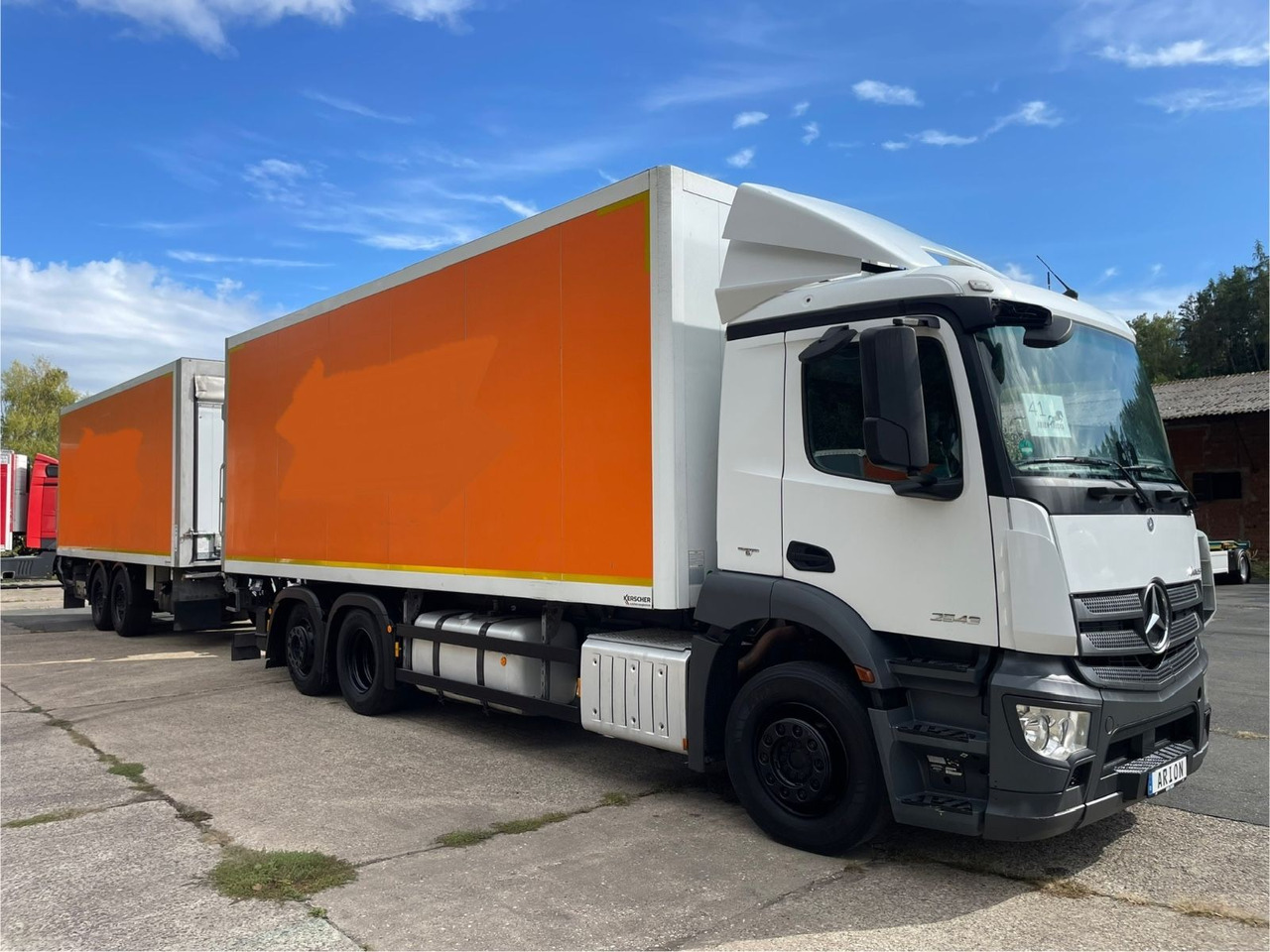 Mercedes-Benz Antos 2543 6x2 Kühlkoffer/CARRIER/NLA/LBW/AC/EU6 - Frigorífico camión: foto 1 Mercedes-Benz Antos 2543 6x2 Kühlkoffer/CARRIER/NLA/LBW/AC/EU6 - Frigorífico camión: foto 1