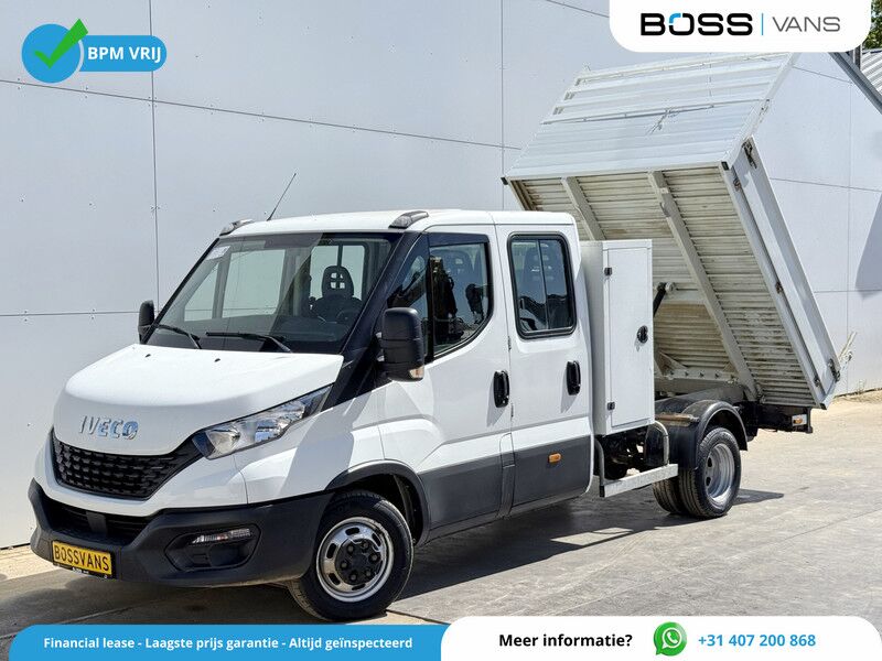 Iveco Daily 35C14 2.3 Kipper Dubbele Cabine Dubbellucht 3,5t Trekhaak 6 Stoelen Airco Cruise Control Benne Tipper - Volquete furgoneta: foto 1 Iveco Daily 35C14 2.3 Kipper Dubbele Cabine Dubbellucht 3,5t Trekhaak 6 Stoelen Airco Cruise Control Benne Tipper - Volquete furgoneta: foto 1