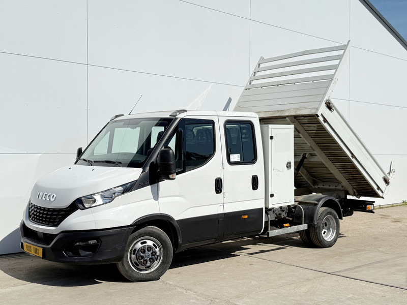 Iveco Daily 35C14 Kipper Dubbele Cabine Dubbellucht Trekhaak Airco Cruise Control Lucht Geveerde Stoel - Volquete furgoneta, Furgoneta combi: foto 1 Iveco Daily 35C14 Kipper Dubbele Cabine Dubbellucht Trekhaak Airco Cruise Control Lucht Geveerde Stoel - Volquete furgoneta, Furgoneta combi: foto 1