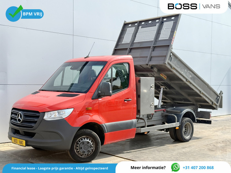 Mercedes-Benz Sprinter 514 2.2 CDI Kipper Dubbellucht 3.5t Trekhaak Climate Control Cruise Control Benne Tipper - Volquete furgoneta: foto 1 Mercedes-Benz Sprinter 514 2.2 CDI Kipper Dubbellucht 3.5t Trekhaak Climate Control Cruise Control Benne Tipper - Volquete furgoneta: foto 1