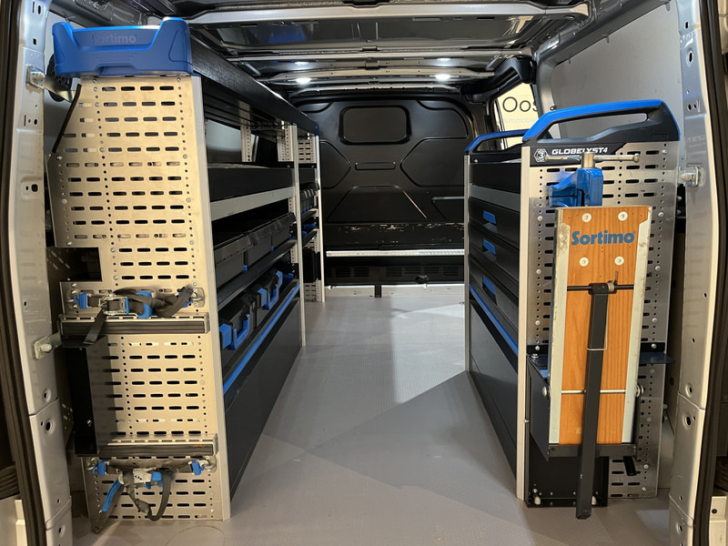 Furgoneta pequeña Ford Transit Custom 300 2.0 TDCI L2H1 Trend 130 PK Servicebus / Sortimo Inrichting / Euro 6 / Airco / Cruise Control / Klep / PDC / 3-Zits: foto 14