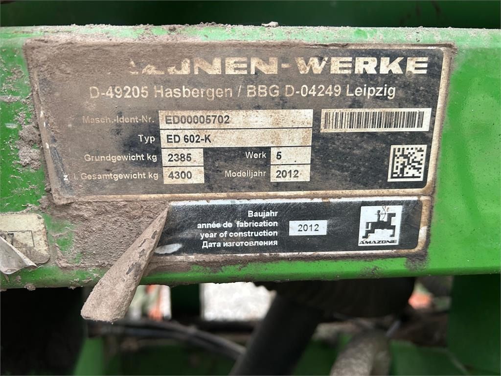 Amazone ED602-K - Sembradora de precisión: foto 4 Amazone ED602-K - Sembradora de precisión: foto 4