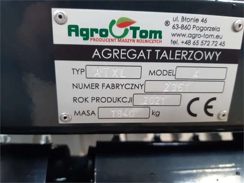 Agro - TOM XL 4 meter hd modellen - Rastras: foto 3 Agro - TOM XL 4 meter hd modellen - Rastras: foto 3