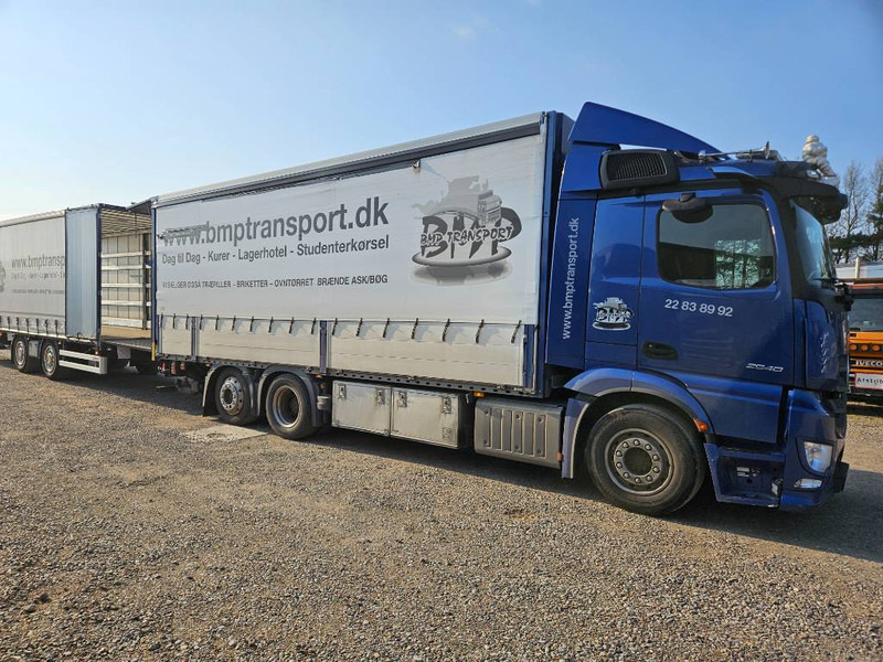 Mercedes-Benz Actros 2540 L // Lift // Kærre // ACC - Camión lona: foto 1 Mercedes-Benz Actros 2540 L // Lift // Kærre // ACC - Camión lona: foto 1