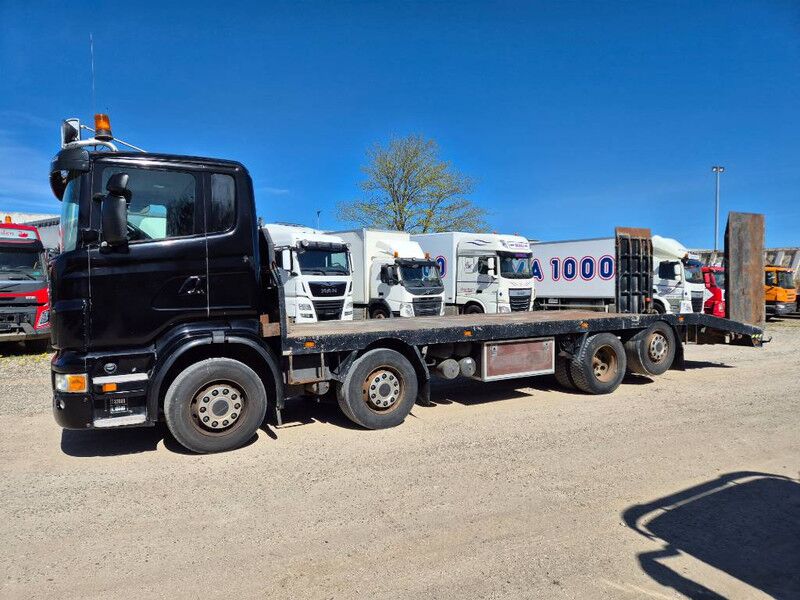 Scania R420 8x2/6 // Knæklad med venderampe // - Portavehículos camión: foto 2 Scania R420 8x2/6 // Knæklad med venderampe // - Portavehículos camión: foto 2
