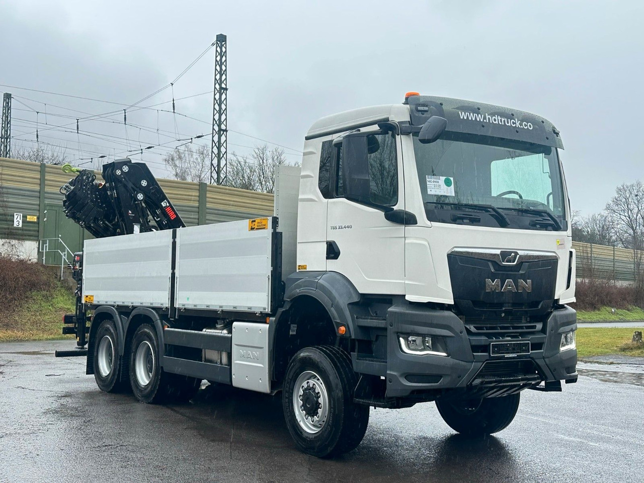 Camión grúa MAN TGS 33.440 6x6  Kran  HIAB X-HiPro 302 E 6: foto 10