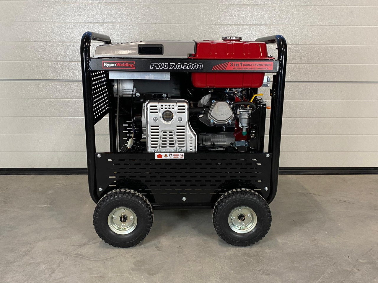 HyperWelding PWC7.0-200A 3 in 1 Multimachine (Generator, Lasapparaat en Luchtcompressor) - Equipo de taller: foto 4 HyperWelding PWC7.0-200A 3 in 1 Multimachine (Generator, Lasapparaat en Luchtcompressor) - Equipo de taller: foto 4