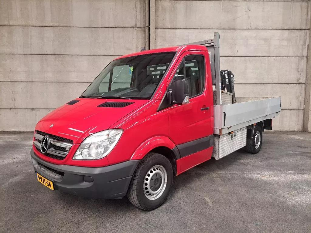 Mercedes-Benz Sprinter 313 CDI 2.2 AUT Open laadbak met Hiab 008T kraan 9-VJT-34 - Caja abierta furgoneta: foto 1 Mercedes-Benz Sprinter 313 CDI 2.2 AUT Open laadbak met Hiab 008T kraan 9-VJT-34 - Caja abierta furgoneta: foto 1