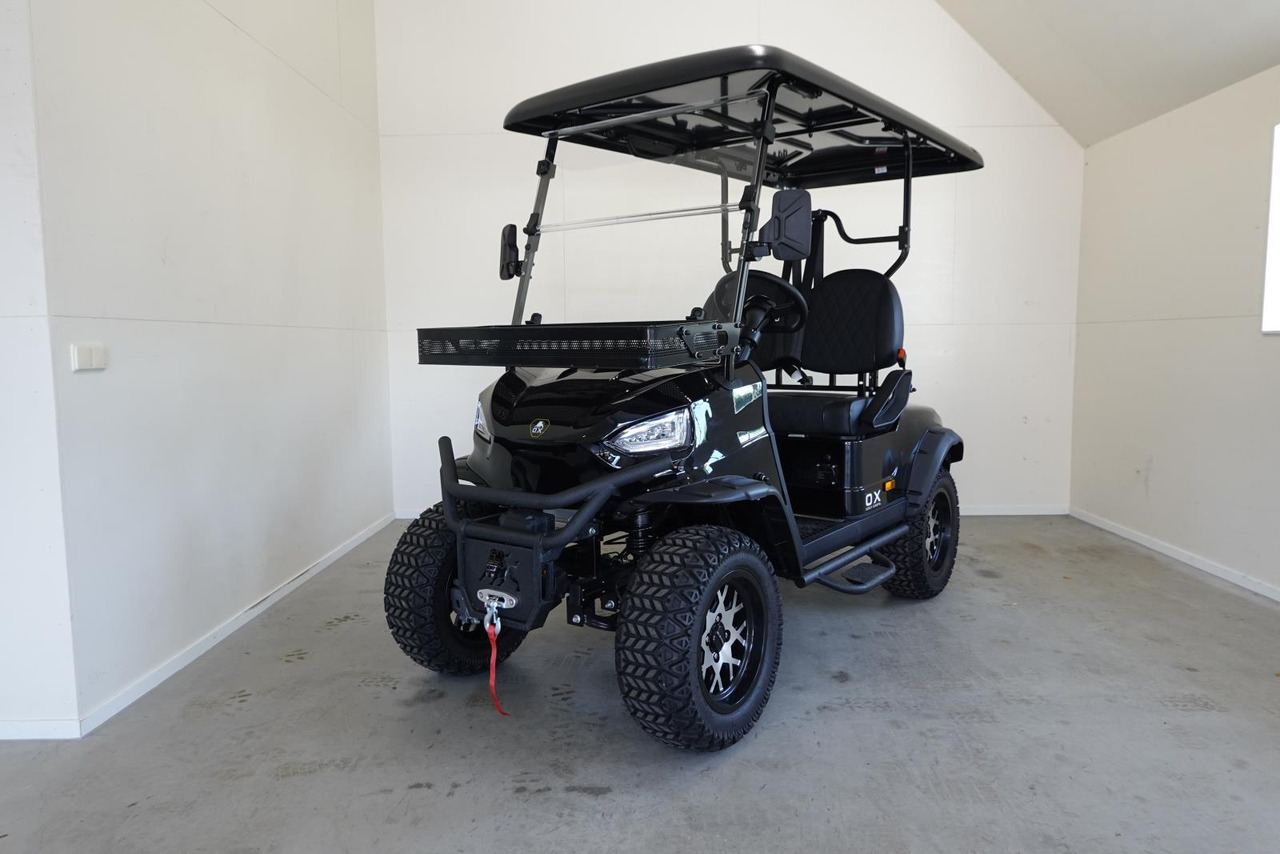 Carrito de golf nuevo OX KG2 2-pers Verhoogde Golfkar Zilver Nieuw: foto 1