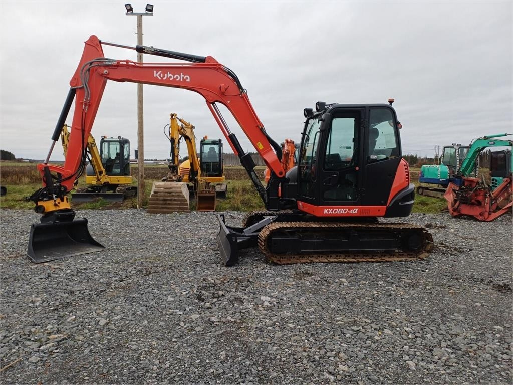 Kubota Kx080-4a Engcon pyörittäjällä - Miniexcavadora: foto 2 Kubota Kx080-4a Engcon pyörittäjällä - Miniexcavadora: foto 2