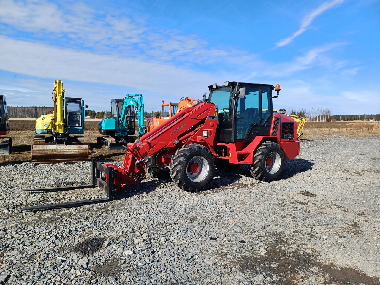 Schäffer 870TD Teleskooppi puomilla - Cargadora de ruedas: foto 1 Schäffer 870TD Teleskooppi puomilla - Cargadora de ruedas: foto 1