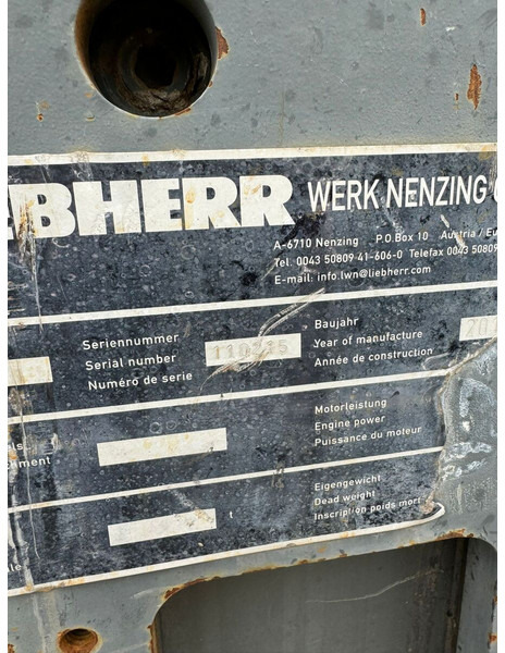 Liebherr Vibro Hammer - Martillo hidráulico para Maquinaria de construcción: foto 4 Liebherr Vibro Hammer - Martillo hidráulico para Maquinaria de construcción: foto 4