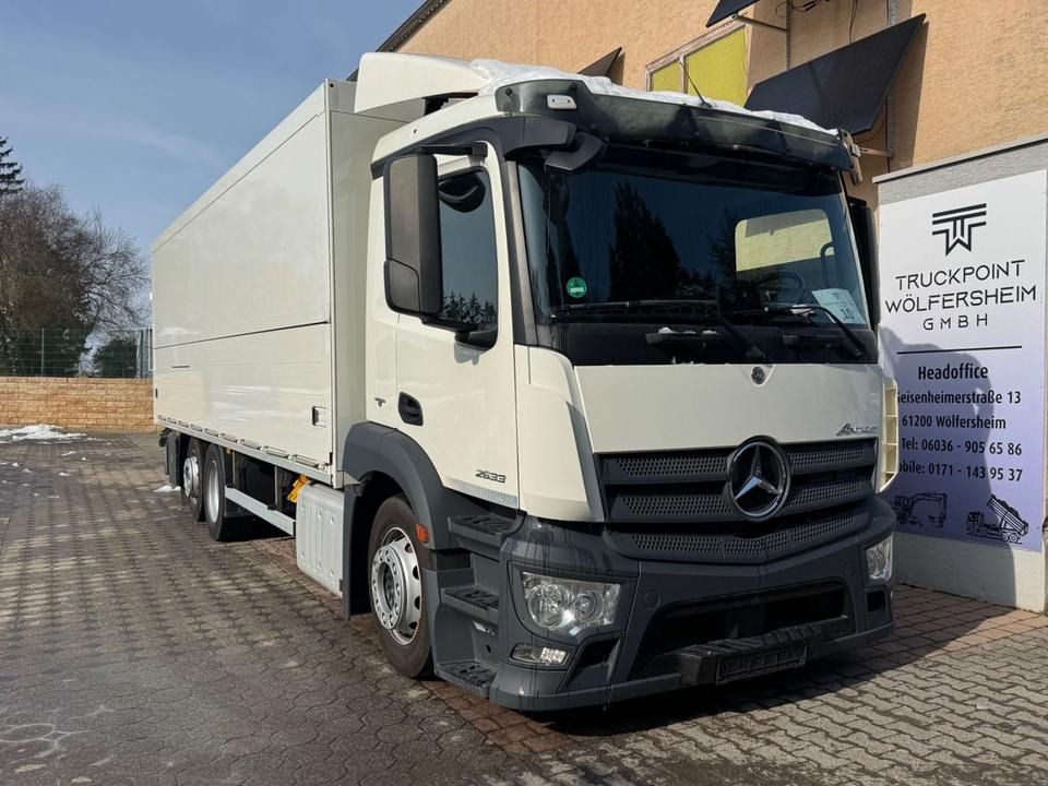 Mercedes-Benz Antos 2533/Lenk-Lift/LBW/2xAHK - Transporte de bebidas camión: foto 1 Mercedes-Benz Antos 2533/Lenk-Lift/LBW/2xAHK - Transporte de bebidas camión: foto 1
