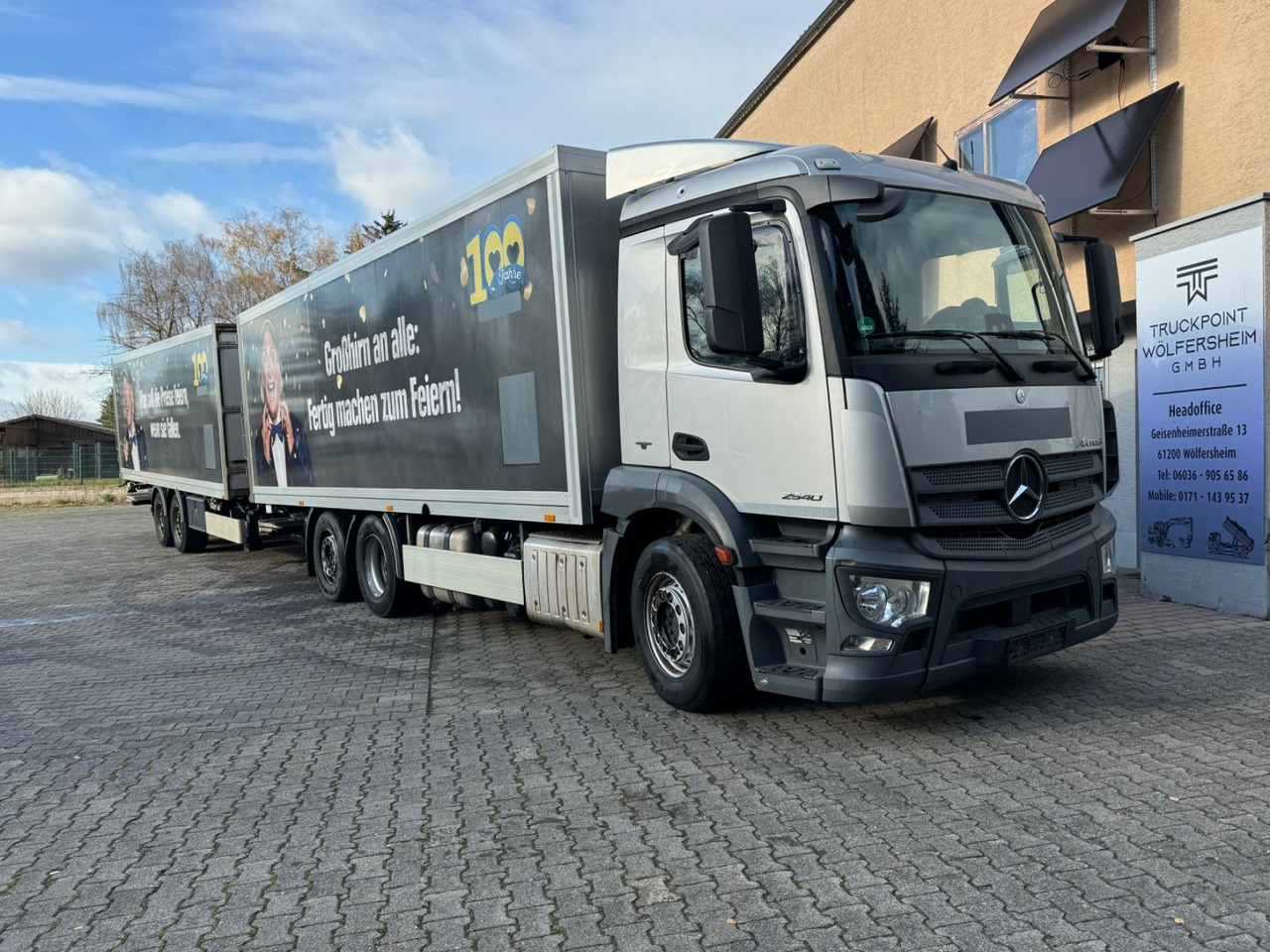 Mercedes-Benz Antos 2540/Durchladbar/2xLBW/Frigoblock - Frigorífico camión: foto 1 Mercedes-Benz Antos 2540/Durchladbar/2xLBW/Frigoblock - Frigorífico camión: foto 1