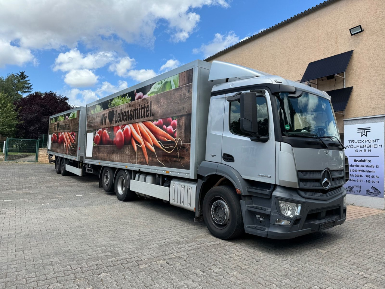 Mercedes-Benz Antos 2540/Durchladbar/Frigoblock/2x LBW/kpl.Zug - Frigorífico camión: foto 1 Mercedes-Benz Antos 2540/Durchladbar/Frigoblock/2x LBW/kpl.Zug - Frigorífico camión: foto 1