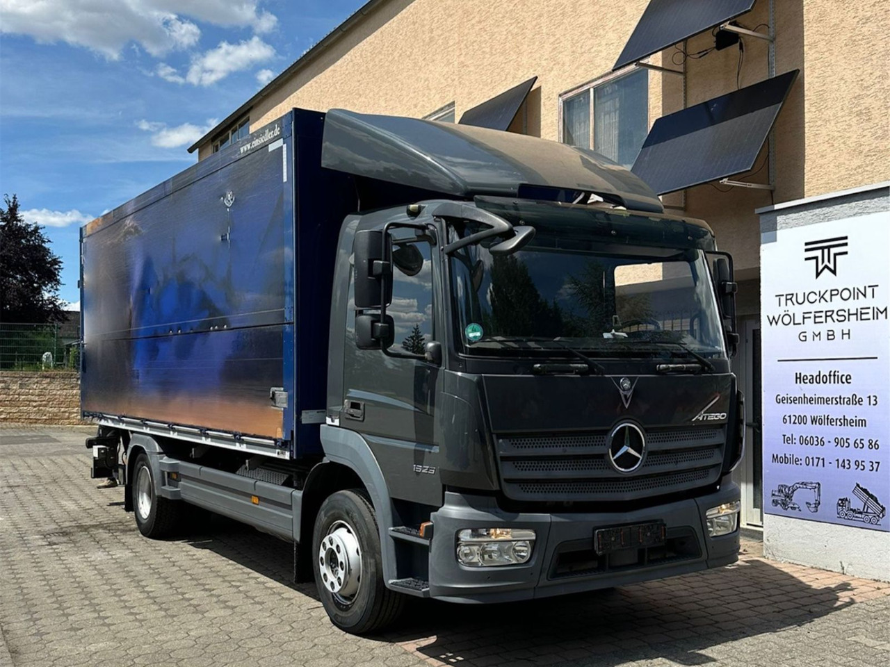 Mercedes-Benz Atego 1523/Klima/LBW/GT-Zertifiziert/2xAHK - Transporte de bebidas camión: foto 1 Mercedes-Benz Atego 1523/Klima/LBW/GT-Zertifiziert/2xAHK - Transporte de bebidas camión: foto 1