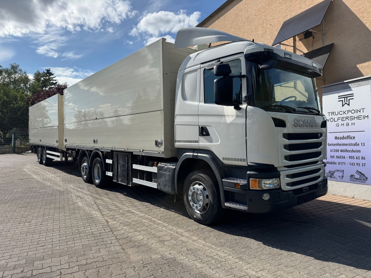 Scania G410/Lenk-Lift/2xLBW/inkl. Anhänger/Tüv-neu - Transporte de bebidas camión: foto 1 Scania G410/Lenk-Lift/2xLBW/inkl. Anhänger/Tüv-neu - Transporte de bebidas camión: foto 1